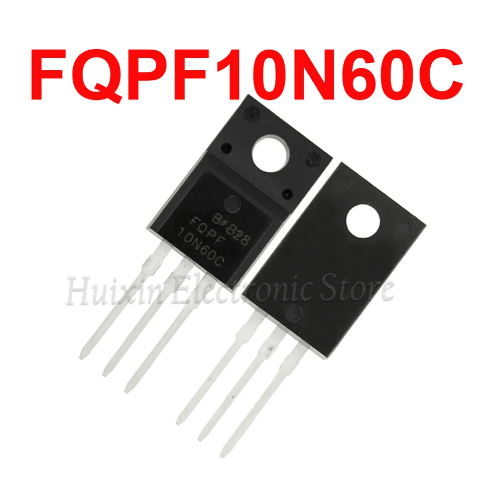 2pcs FQPF10N60C TO-220 10N60C 10N60 TO220 FQPF10N60