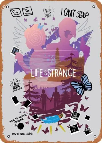 The Classic Arcade Video Game Poster Metal Tin Sign Life is strange Wall Decor-Aluminum