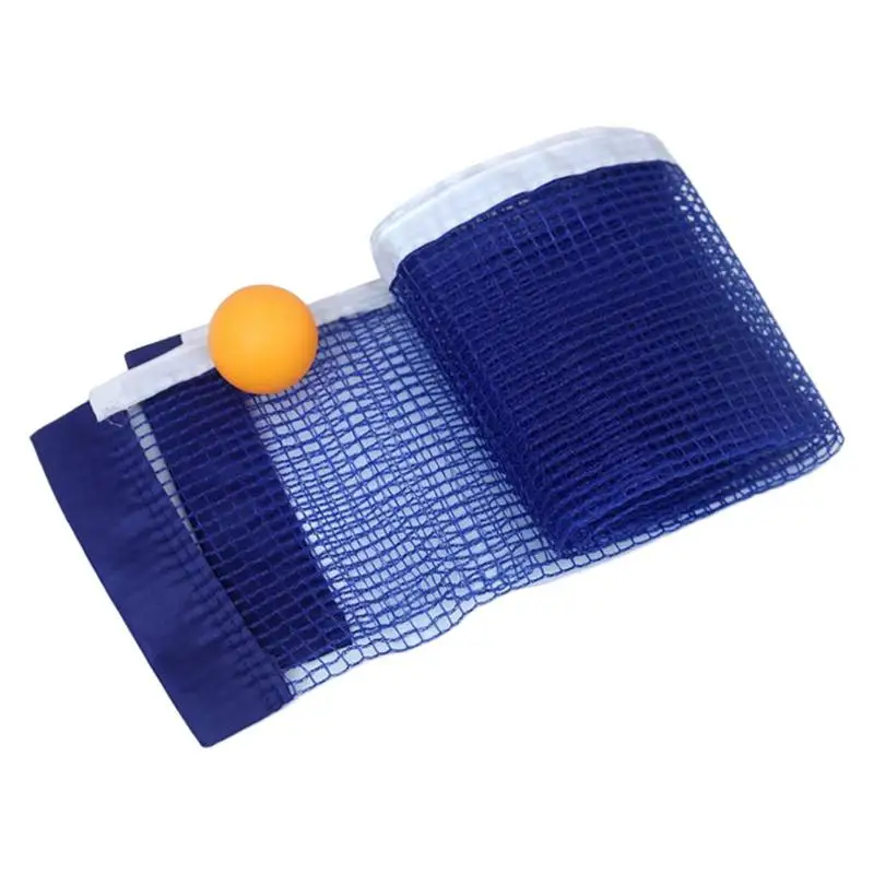 Table Tennis Strong Mesh Net Portable Net Kit Net Rack Replace Kit For Table Tennis Playing Training Polyester Cotton Mesh Net