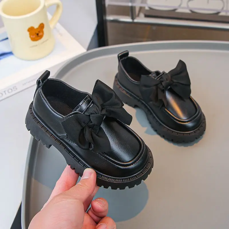 

Girls Princess Loafers 2026 New Style Soft Sole Spring Autumn Kids Comfortable Fashionable Baby Girls Leather Shoes