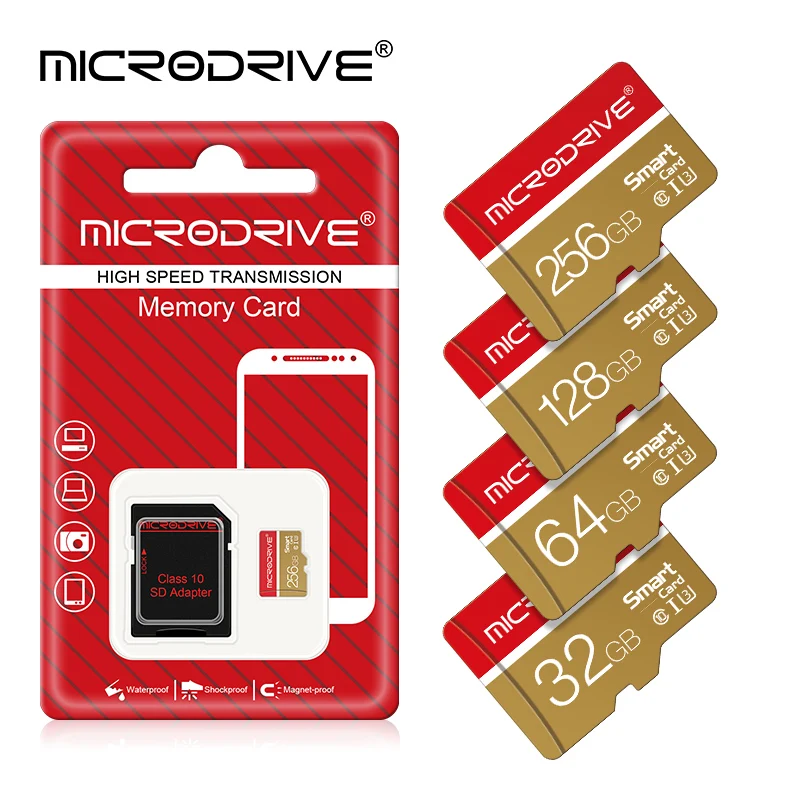 메모리 카드 16G 32GB 64GB 128GB 256GB U3 미니 SD 클래스 10 마이크로 Tf 휴대 전화 이어폰 스피커 HD 카메라 PSP