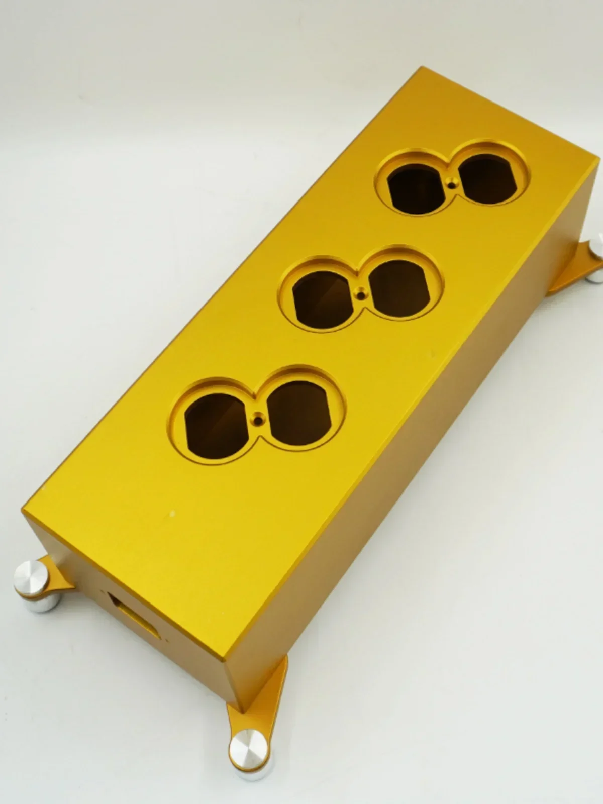 HIFI audiophile audio power strip plug all aluminum alloy American standard socket housing power filter 6-bit 8-bit