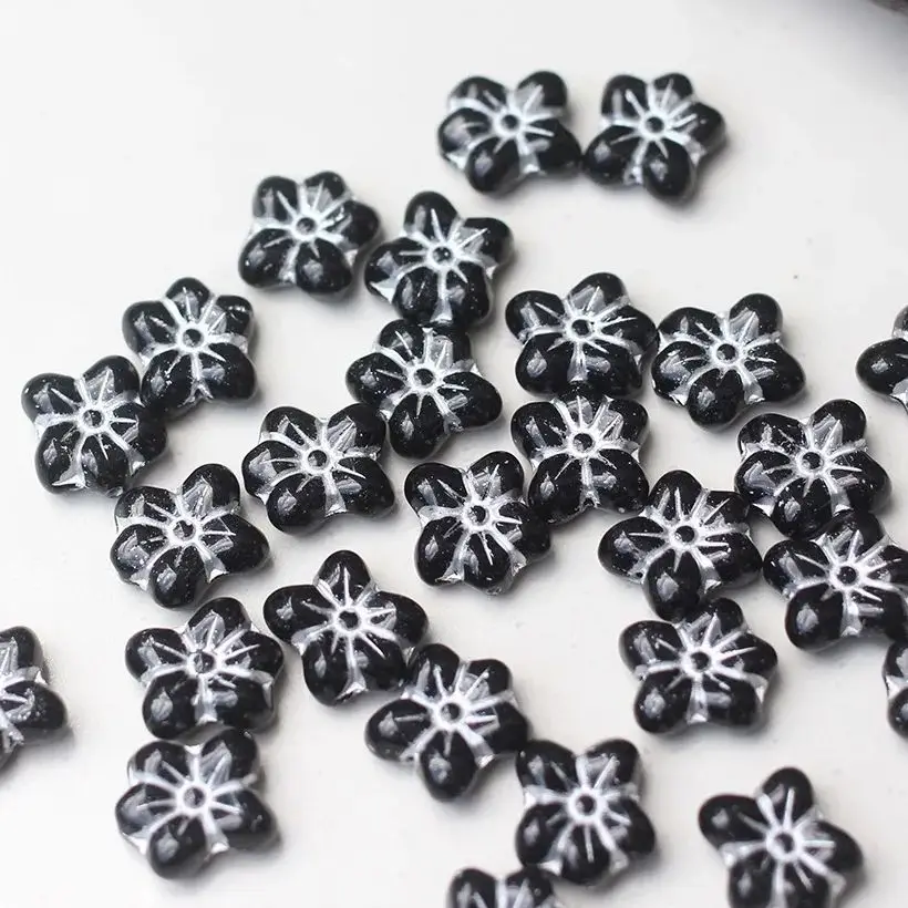 

10pcs 14*12mm Loose Spacer Beads for Jewelry Making DIY Handmade Bracelets Earrings