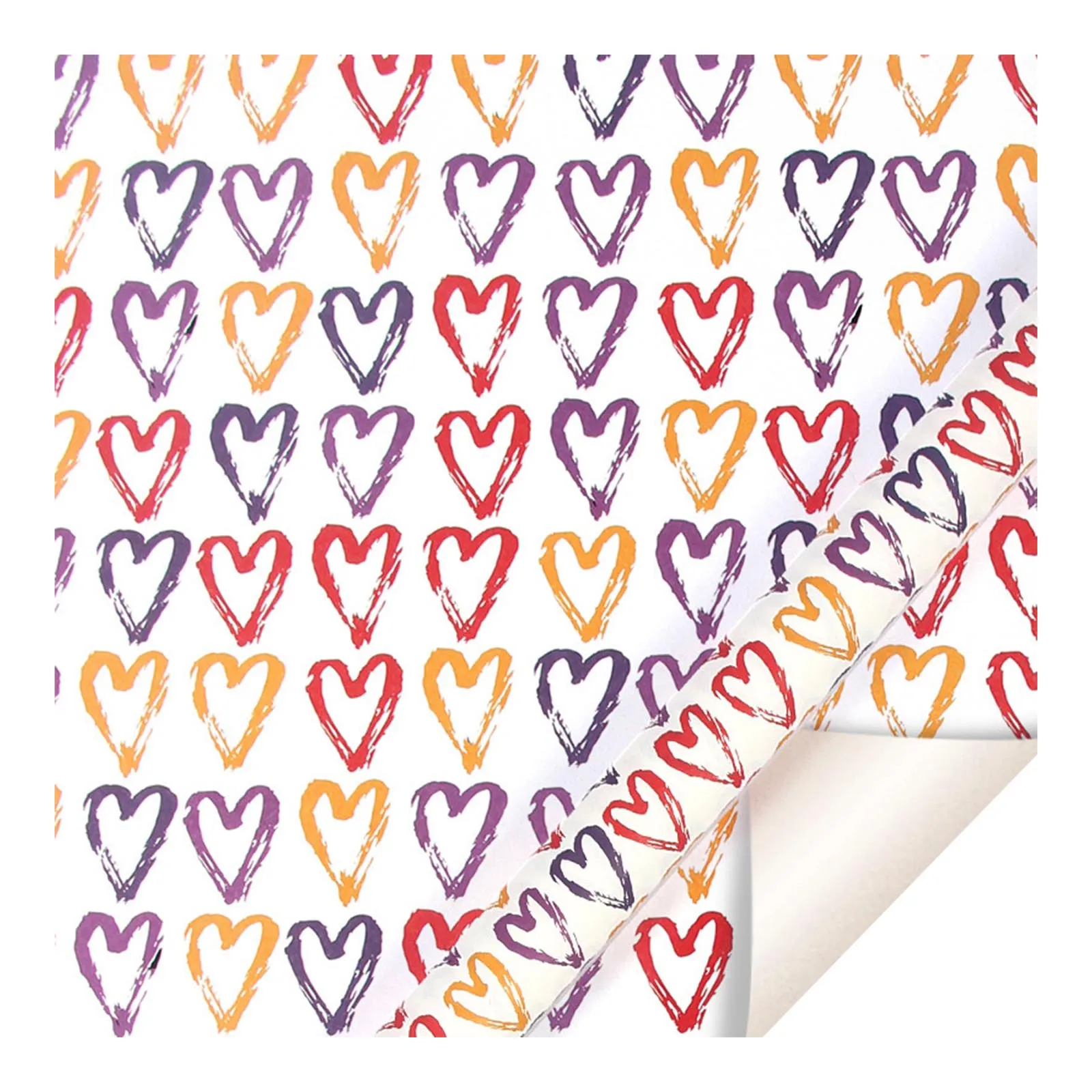 Valentine\'S Day Birthday Gift Wrapping Paper Colorful Gift Large Roll Christmas Wrapping Paper Wrapping Paper Folded Sheets