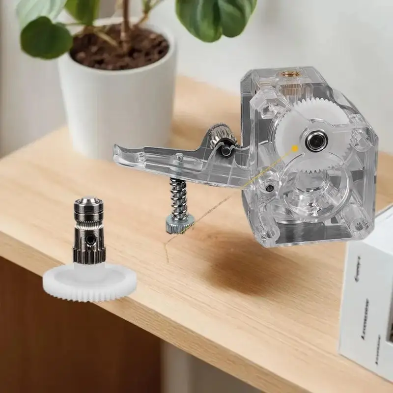 Superior Dual Drive Gear Kit, Hardened Steel Material, Designed for Prusa i3 3D Printer BMG Extruder, Bowden Extruder Parts