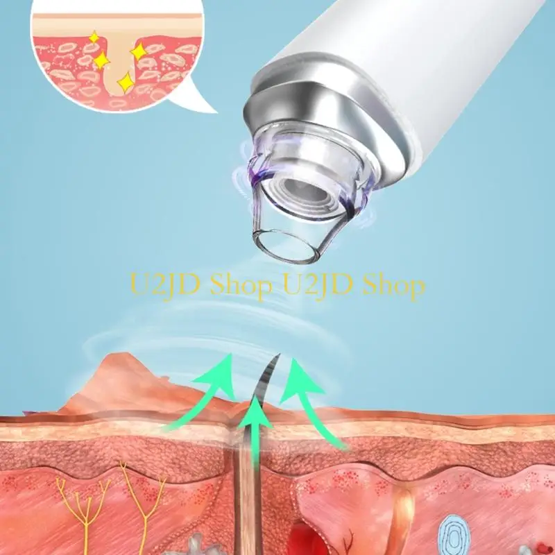 U2JD elektrische poriënreiniging voor gezichtsreiniging Blackhead Remover verstelbare stroom