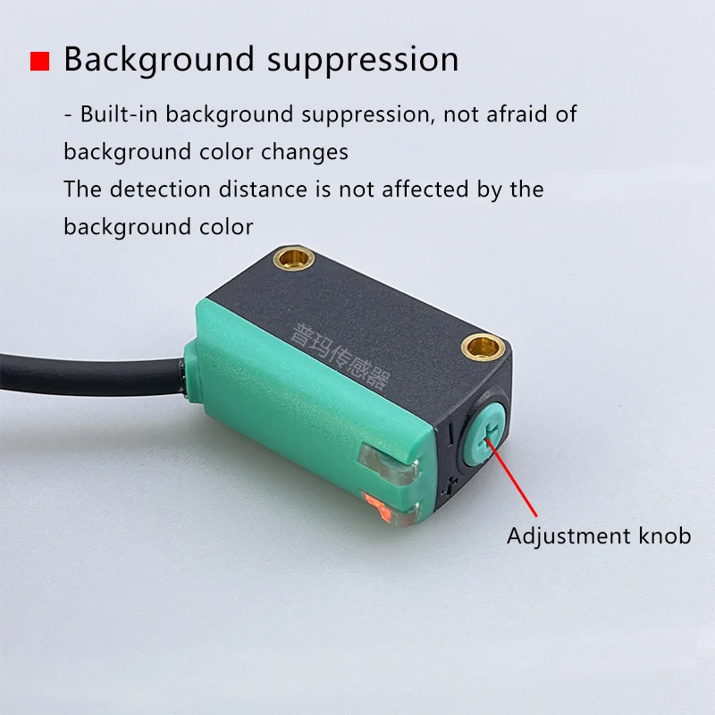 GQ2-BG300N BGS Sensor Background Suppression Diffuse Reflection Photoelectric Sensor Optical Sensor Photoelectric Switch
