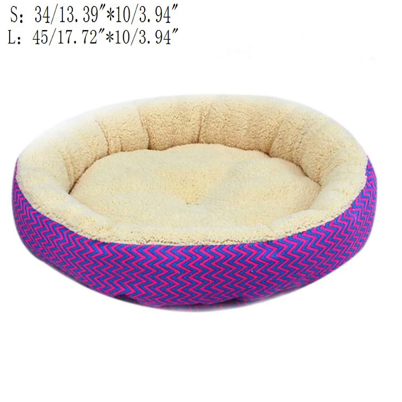 Dog Bed House Round Bed Dog House Indoor Puppies Kitten Cushion Winter Warm Sleep Rest Small Dogs Nest Super Soft Plush Dogs Mat