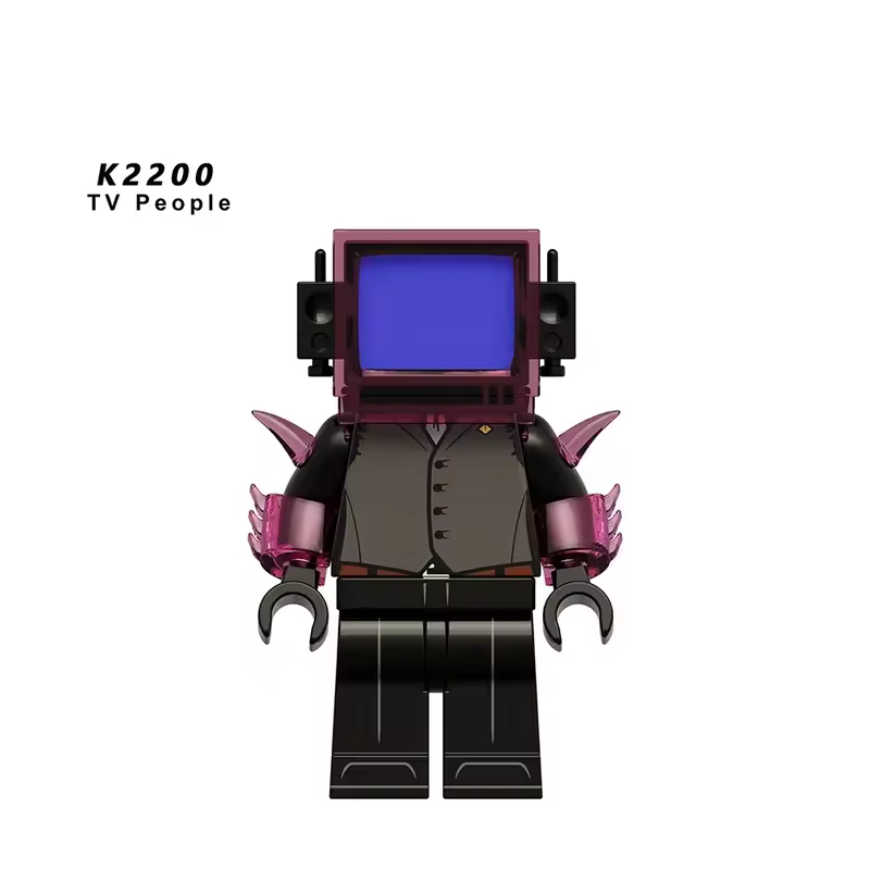 New KDL SWAT Skibidi Toilet Man Figures Anime Block Toys TvMan Titan Cameraman Speakerman Bricks Model Toy Birthday Gift - Image 70