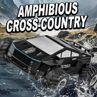 Jjrc 2.4g Rc Amphibious 4x4 Offroad Car, 100+ Mins Crawler Truck With 24kg Climbing Power, Electric Toy Gift For Boys Girls Kids
