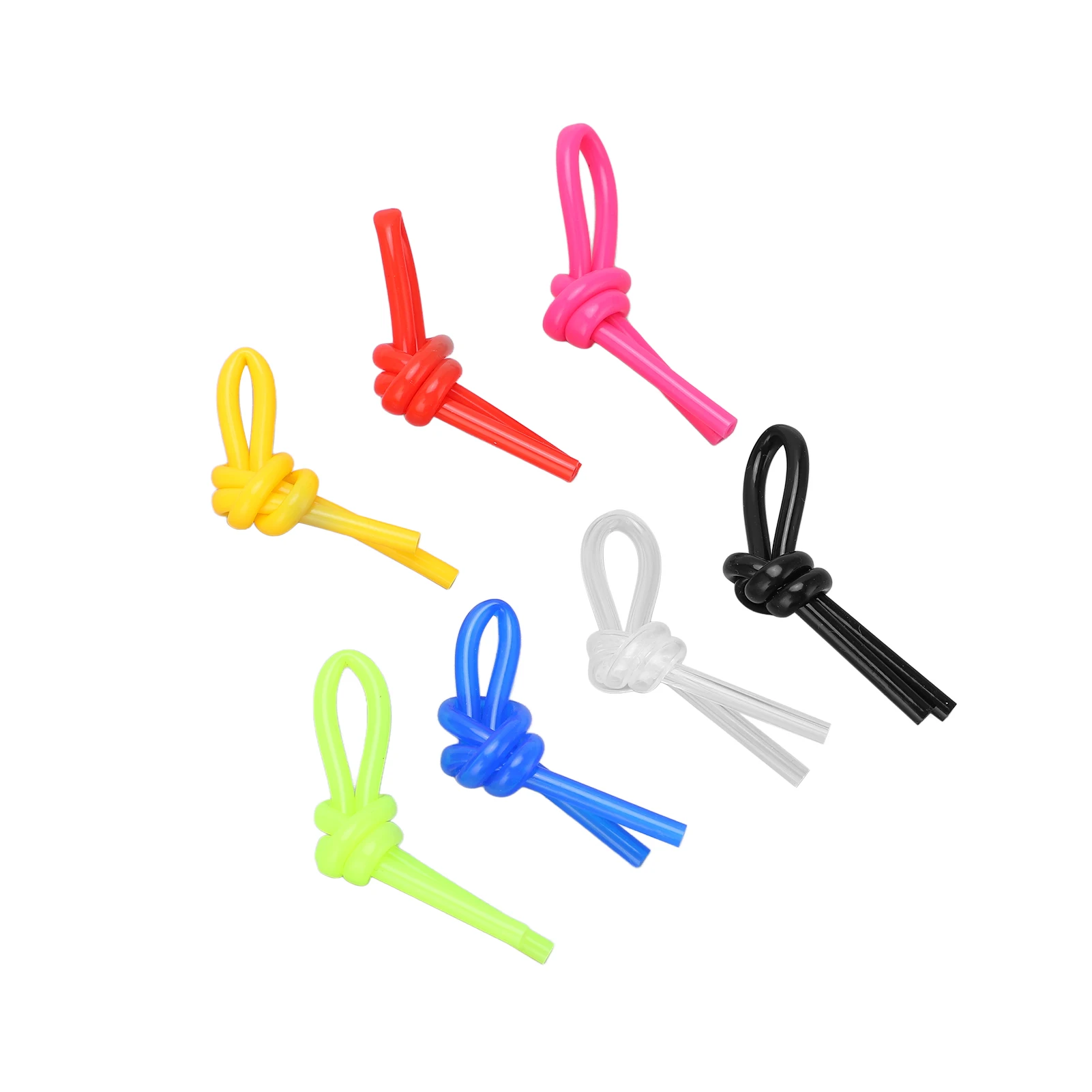 مضرب تنس الاهتزاز المرطب عقدة مرونة ممتازة مضرب تنس سيليكون عقدة 7 قطعة مضرب تنس امتصاص الصدمات عقدة