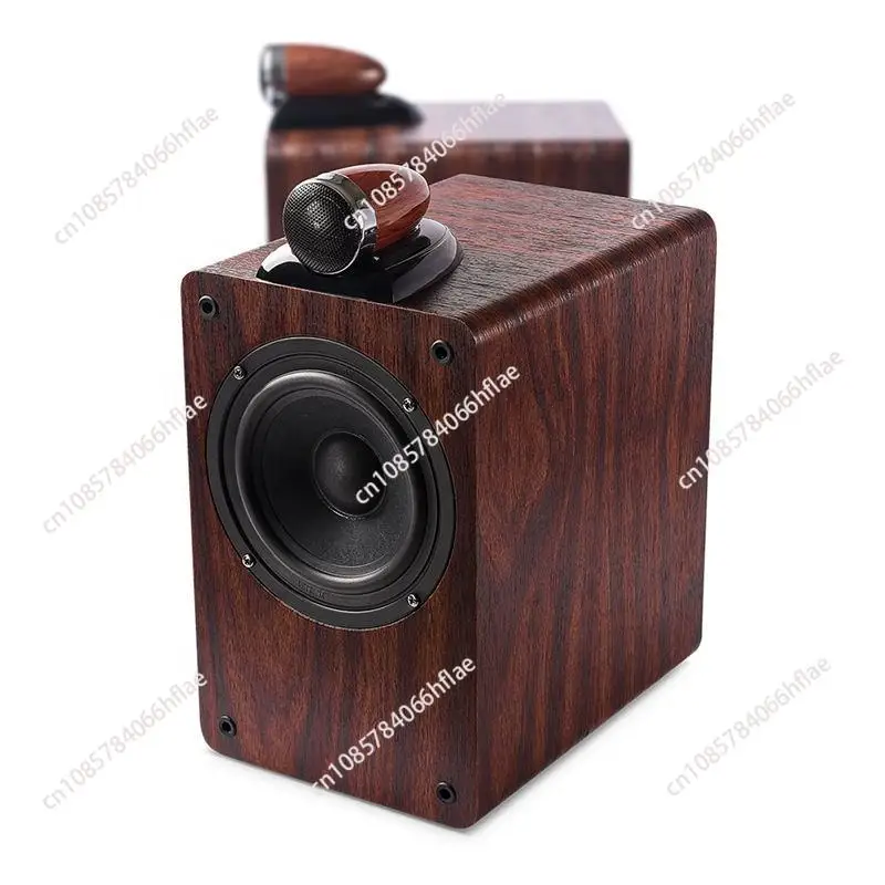 Passive 2-way HiFi Wooden Bookshelf Speakers SP-2080 with Wireless for Home Theatre & Computer Use