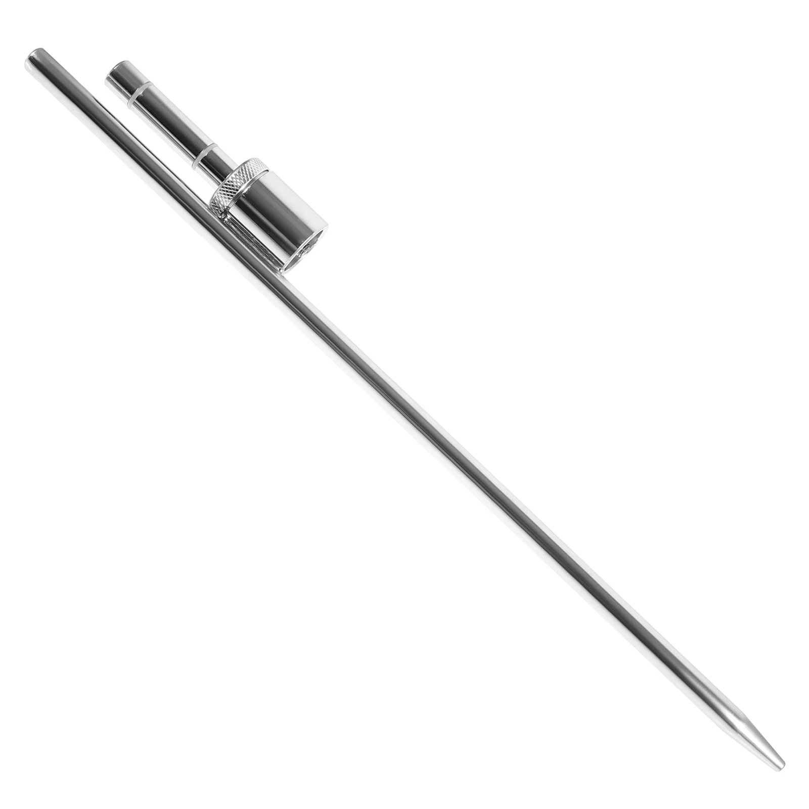 

Stainless Steel Flagpole Stake Durable Rustproof Base for Telescoping Sectional Spinning Poles Easy Install Outdoor Accessory