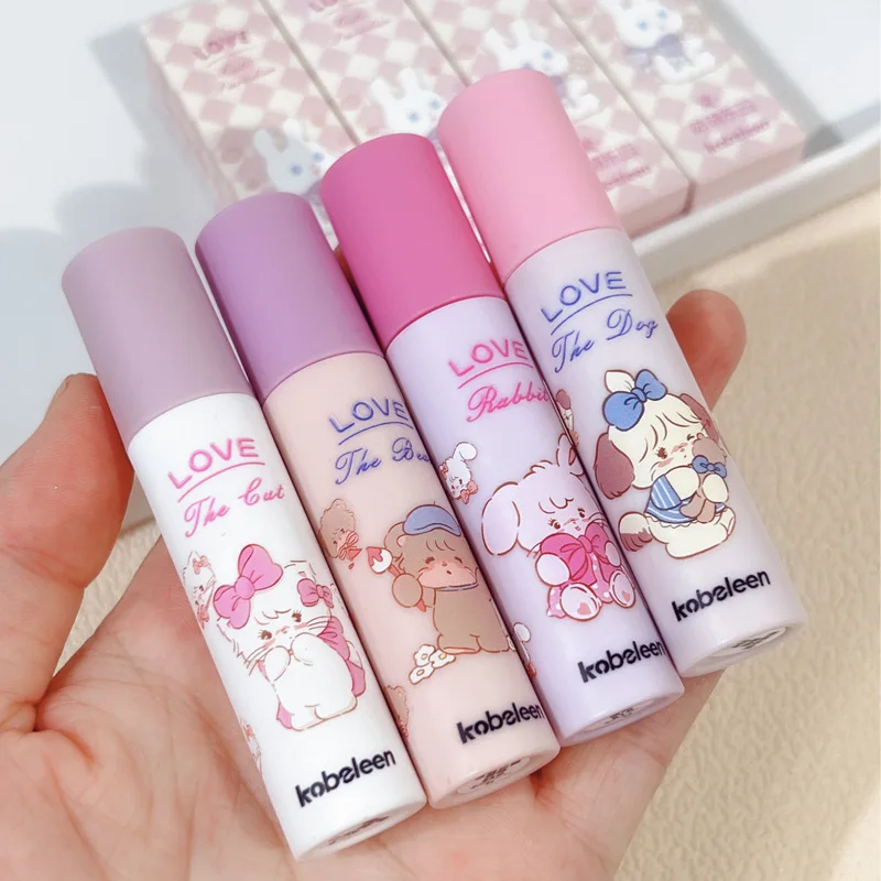 Matte Pink Mousse Lip Gloss Long Lasting Non marking Nude Red Waterproof Cute Liquid lipstick trucco coreano bellezza cosmetica