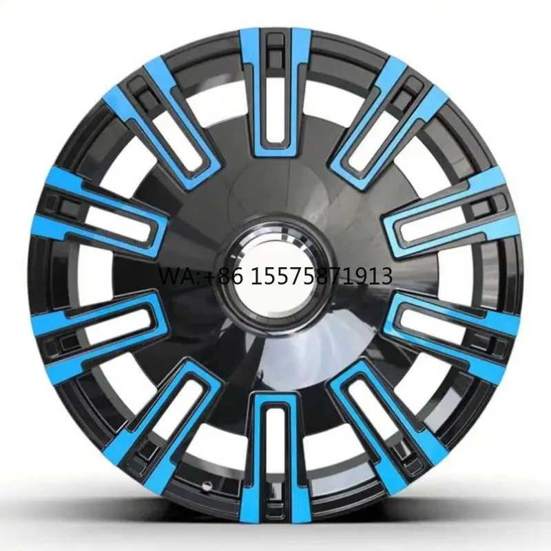 

Премиальные кованые 19-дюймовые диски из алюминиевого сплава, черные анодированные, цельнолитые, для внедорожников