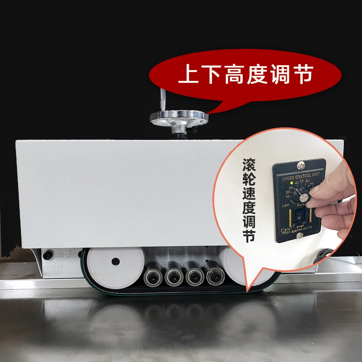 

Customizable edging feeder acrylic woodworking floor gong machine automatic feeder small thin material trimming press