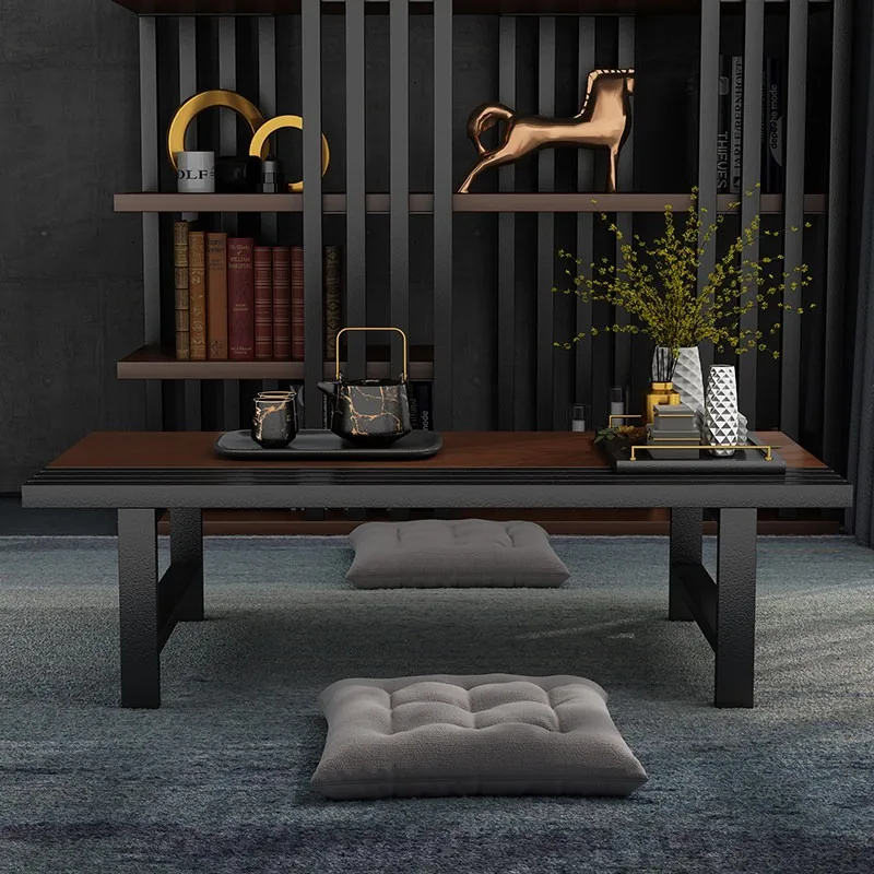 

Низкий журнальный столик для эркера, многофункциональный, креативный, для сидения, для дома