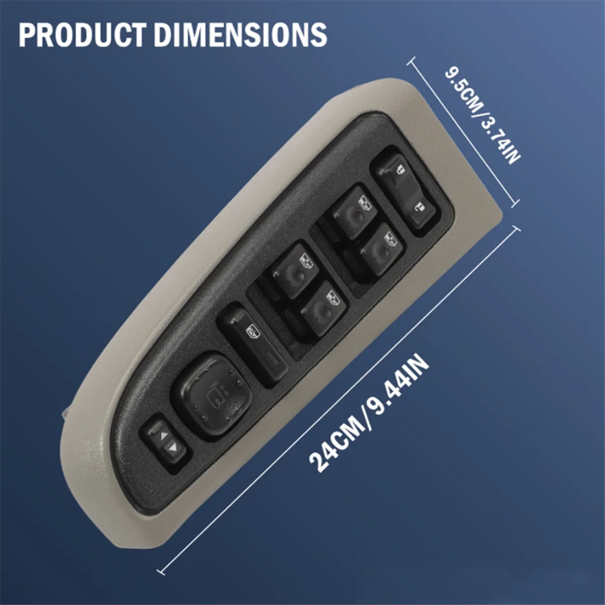 

Гениальный главный переключатель окна для Chevrolet Silverado 1500 2003-2006 в сборе с рамкой 89045129 15883319 Прочный