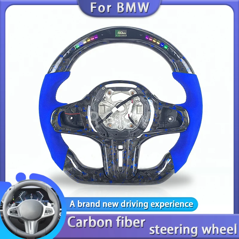 Automotive heated carbon fiber steering wheel For BMW G20 G28 G29 G30 G32 G38 G11 G12 G05 G01 G02 M3 M4 M5 M6 X1 X2 X3 X4