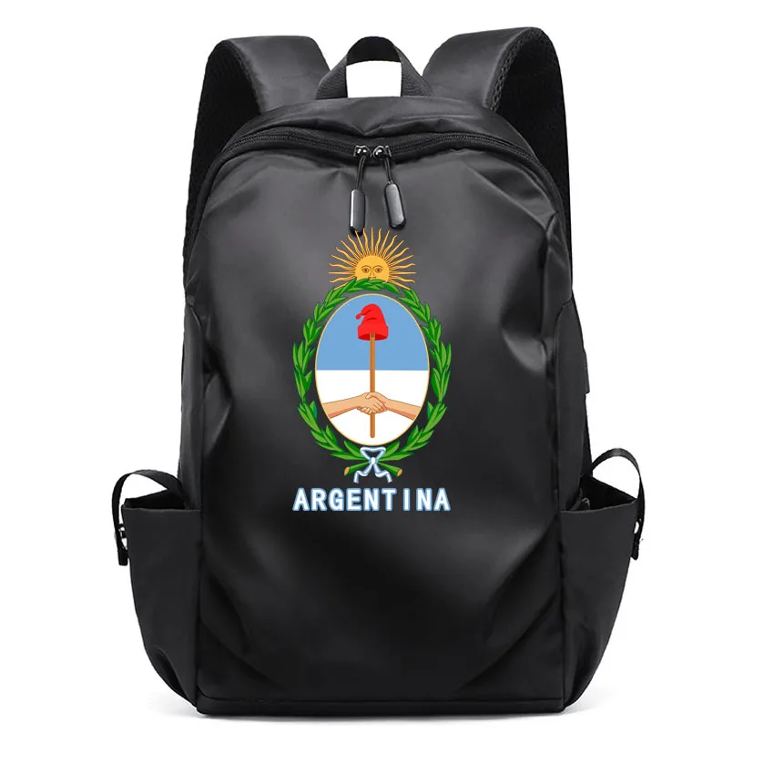 

New Street Fashion Women Men Unisex Backpack Outdoor Leisure Unisex Couple Backpack Argentina National Emblem Cool Idea Rucksack