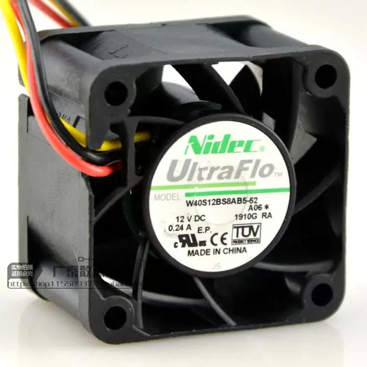 

НОВЫЙ ОРИГИНАЛ W40S12BS8AB5-52 12 В 0,24 А 4028 40x40x28 мм ОХЛАЖДАЮЩИЙ ВЕНТИЛЯТОР РАДИАТОР