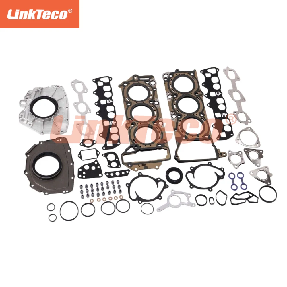 Engine Cylinder Head Full Gasket Set Fit 3.0 T L Diesel OM642 For 10-19 Mercedes-Benz C350 CLS350 E350 R350 S350 ML350 W166 3.0L