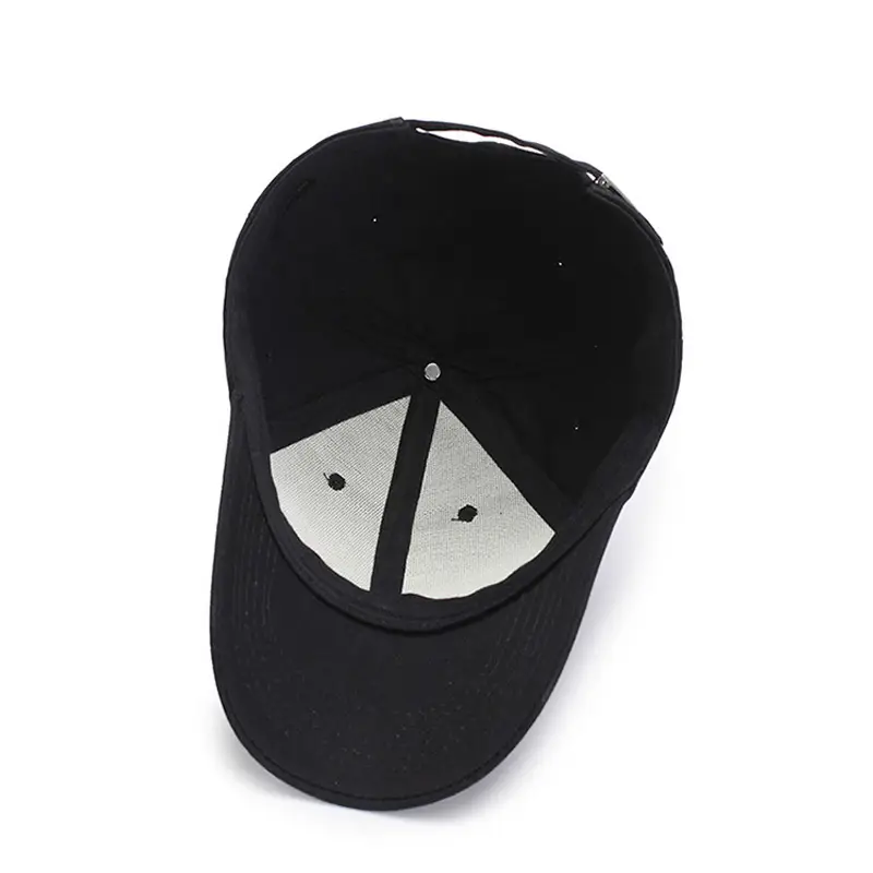 Black Cap Solid Color Baseball Cap Snapback Caps Casquette Hats Fitted Casual Gorras Hip Hop Dad Hats Men Women Unisex - 5