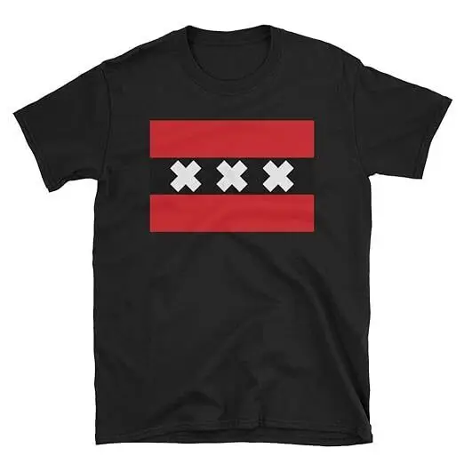 Flag of Amsterdam T-shirt XXX Holland Dutch Var Sizes S-5XL