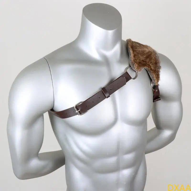 

DXAA Medieval Shoulder Guard Adjustable Chest Harness for Men Halloween Role Playing