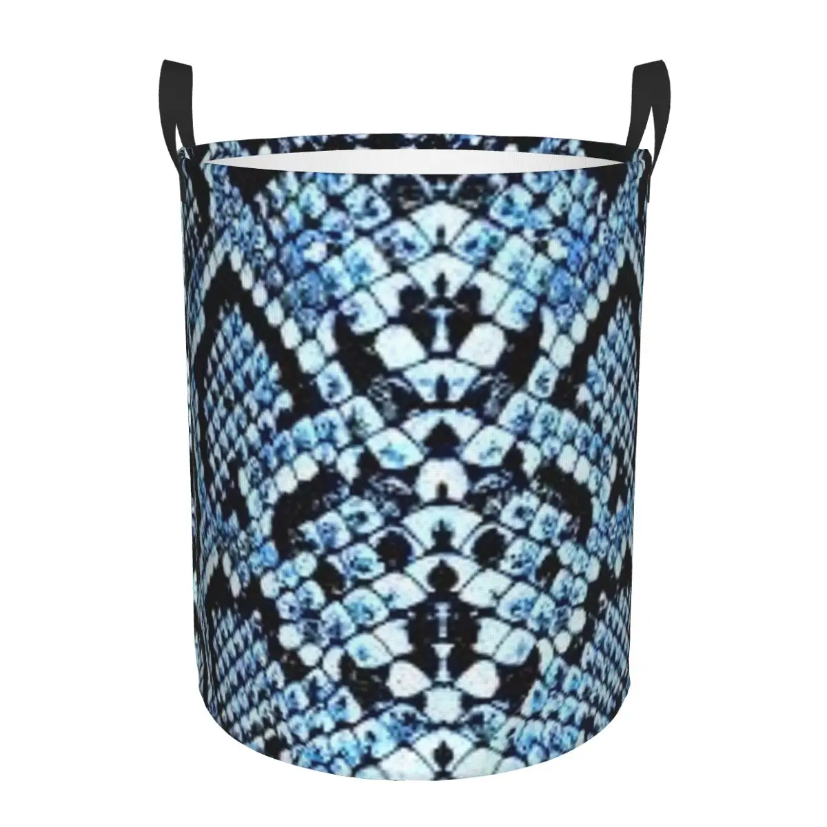 Snake Skin Folding Laundry Baskets Dirty Clothes Toys Sundries Storage Basket Large Waterproof Hamper For Home Kids