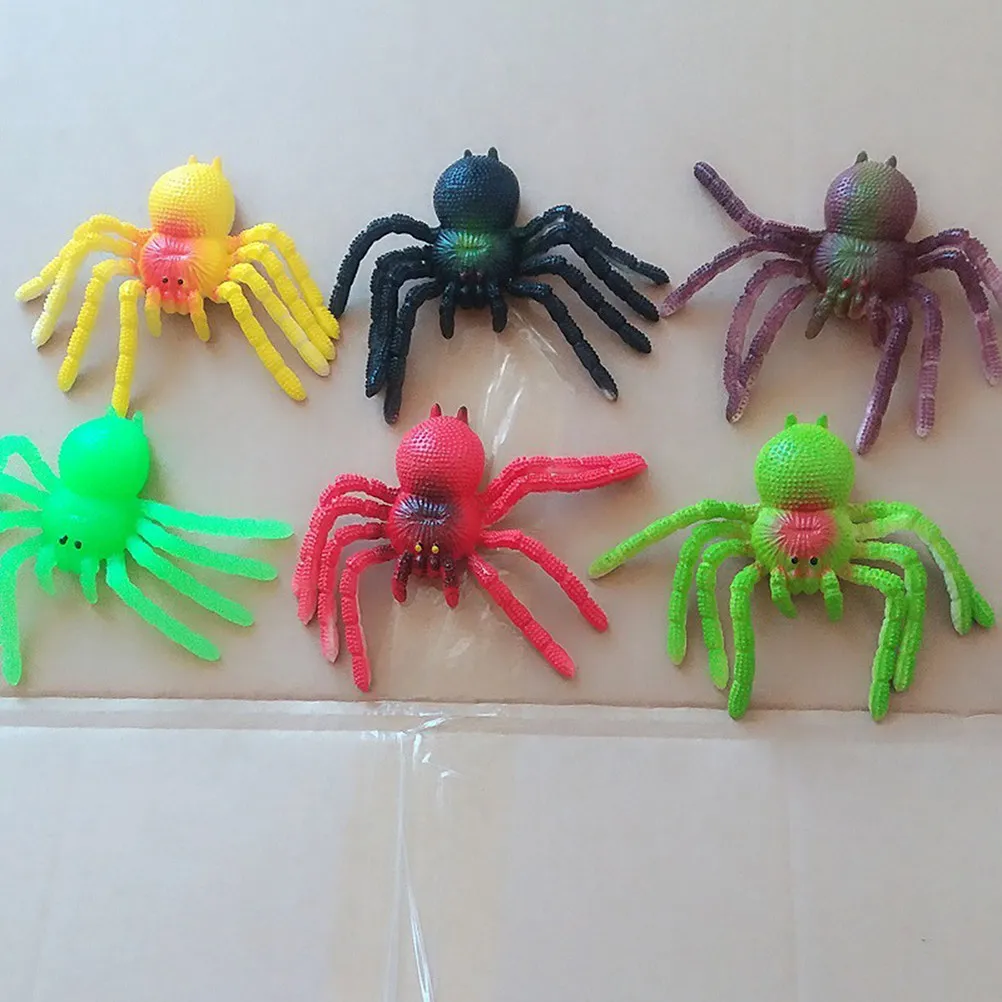 

Halloween Spiders Decorations Cosplay Props Realistic Fake Prank Toy Party Figures