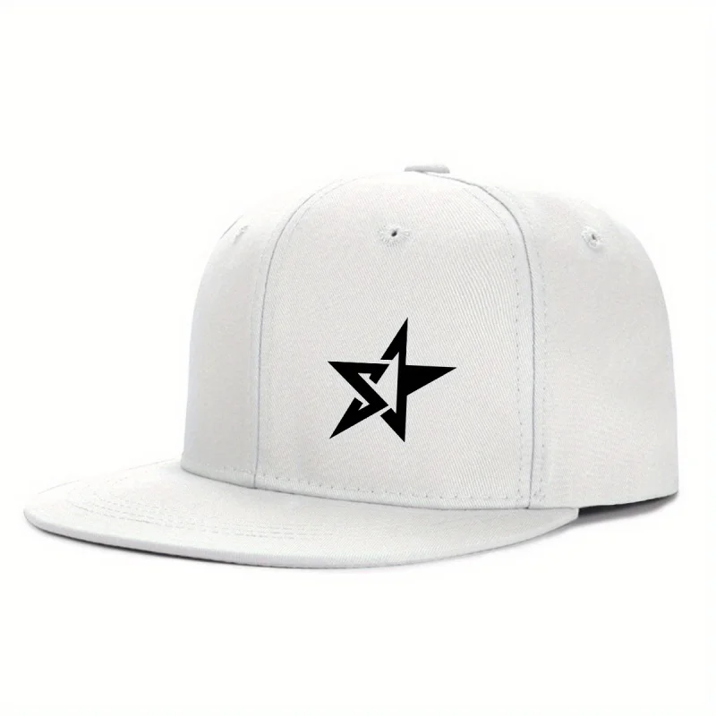 Hats for women in spring and summer, outdoor flat brimmed hats for men, hardtop breathable wide brimmed hip-hop hats, American s