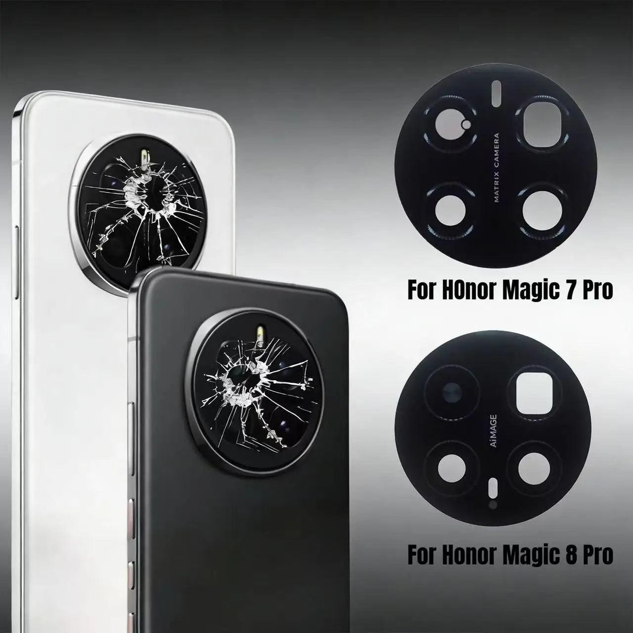 Locofun Camerabescherming Voor Honor Magic 8 Pro – 2 Stuks Gehard Glas – 9H – Anti-kras & Anti-vingerafdruk