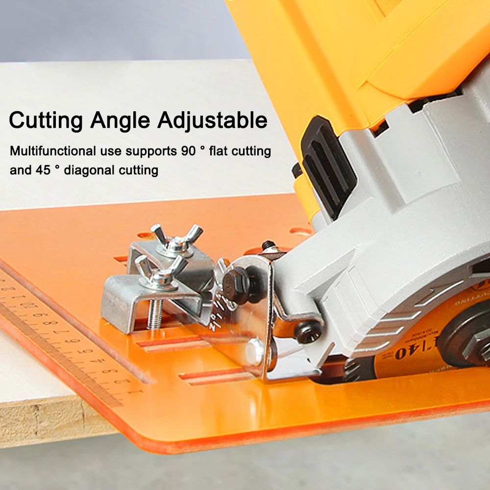 Cutting Machine Base Plate 90° Flat Cutting 45° Diagonal Cutting Suitable for 4 inch Marble Machine Trimming Gong Machine