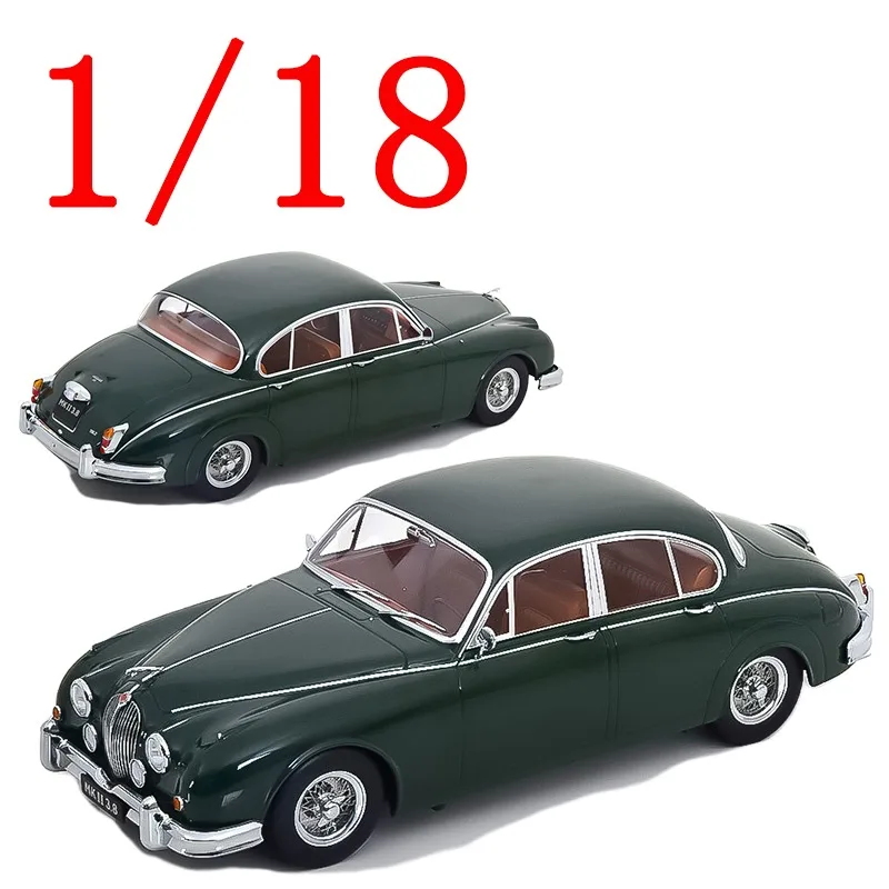 

KK литая под давлением модель автомобиля Jaguar из сплава в масштабе 1/18, Jaguar Daimler 250 V6MKII 3,8LHD, зеленые игровые транспортные средства, игрушки для мальчика, подарок, оригинальная коробка