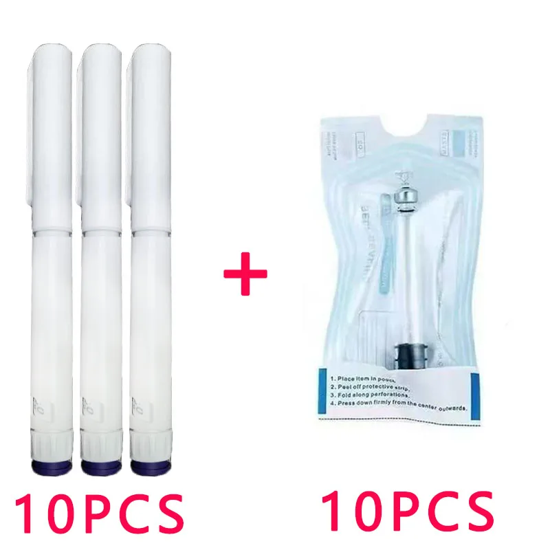 10Pcs Disposable Injection Pen Set Portable Insulin & Growth Hormone Injection Aid (No Medication Included) image 3