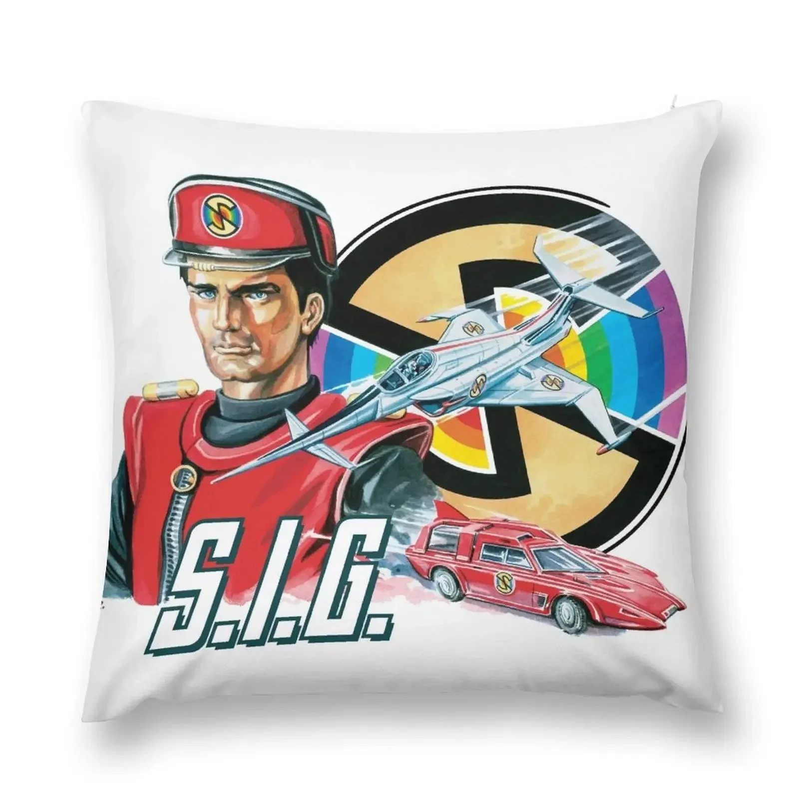 

Captain Scarlet Spectrum is Green! Throw Pillow Cusions Cover Pillow Decor pillow