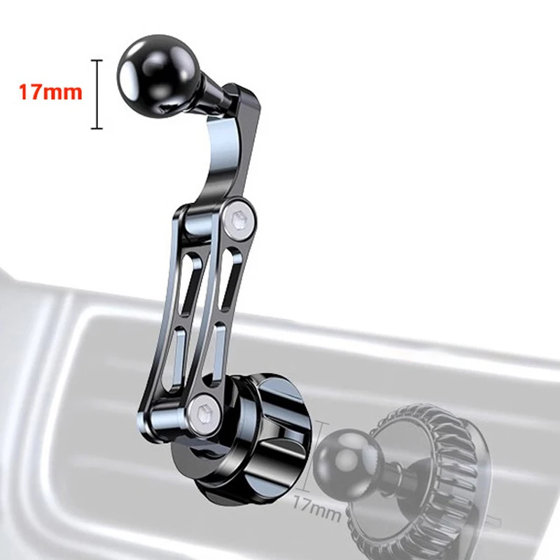 17 مللي متر وصلة كروية تمديد الذراع أنثى إلى ذكر رئيس محول مناسبة لسيارة الهواء تنفيس حامل هاتف الملاحة جبل حامل #2