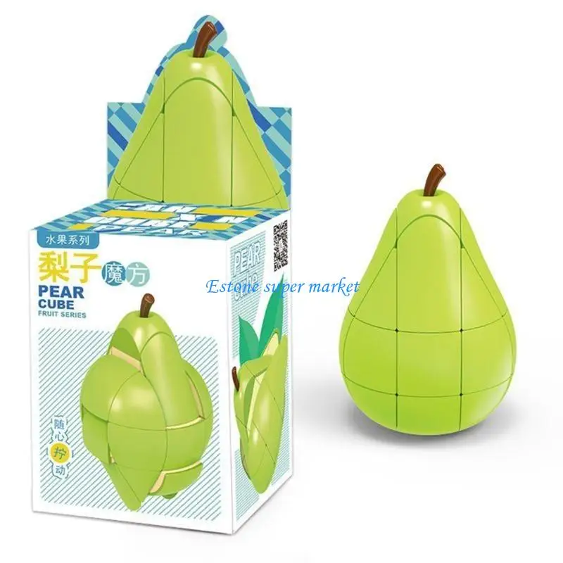 090B Fingertip Toy Cube Fruit Puzzle Cube Pressure Relief Toy for Adult