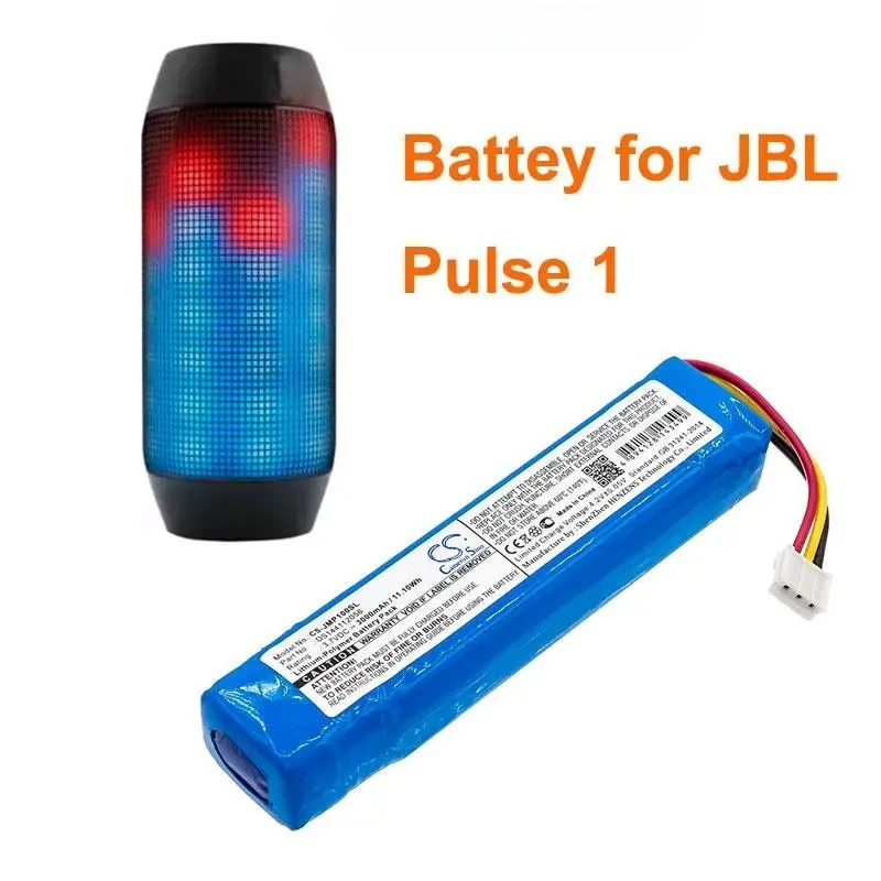 

Cameron Sino 3.7V 3000mAh Speaker Battery DS144112056,MLP822199-2P for JBL Pulse 1 +TOOL