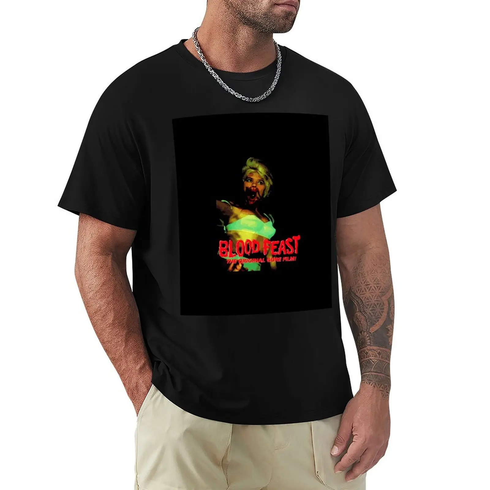 

Bloodfest T-Shirt luxury t-shirt anime stuff oversized graphic tee Men's cotton t-shirt