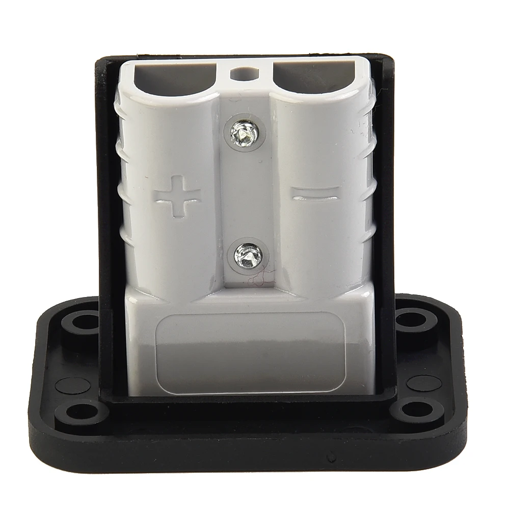 1Set 50A 600V Twin Dual Flush Mount Bracket For Anderson Plug Power Connection Electric Vehicles Machinery Wire Cable Connector image 2