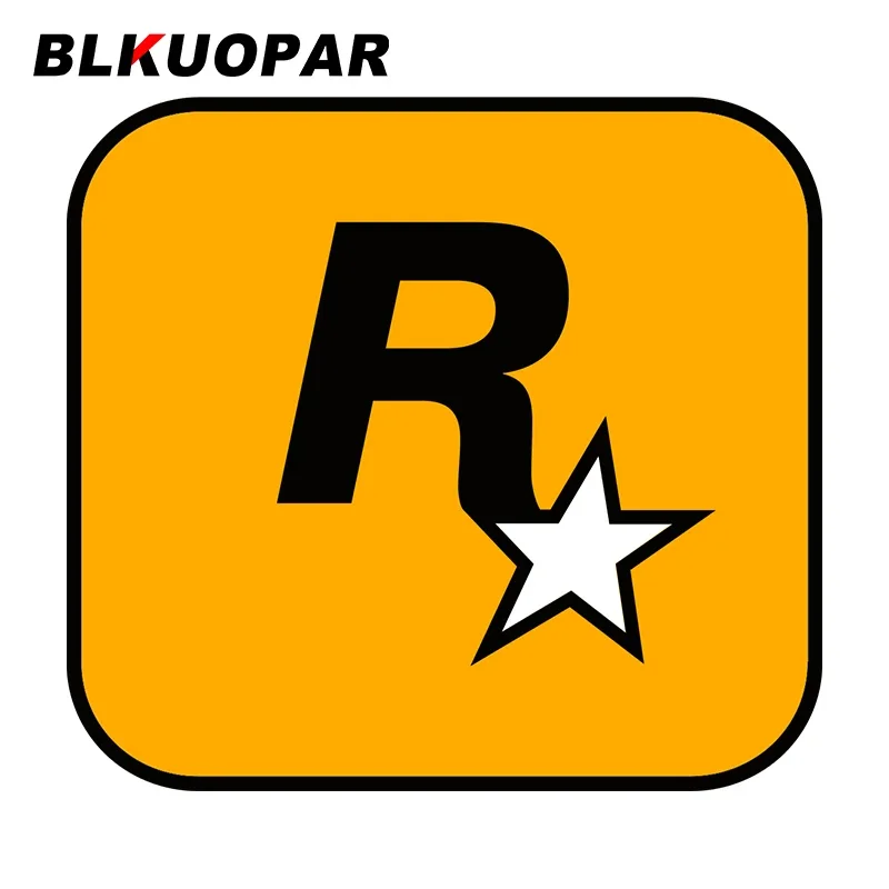 BLKUOPAR for 13cm x 12cm for Rockstar Games Car Stickers Vinyl Sticker Graffiti Sticker Waterproof Occlusion Scratch Decals