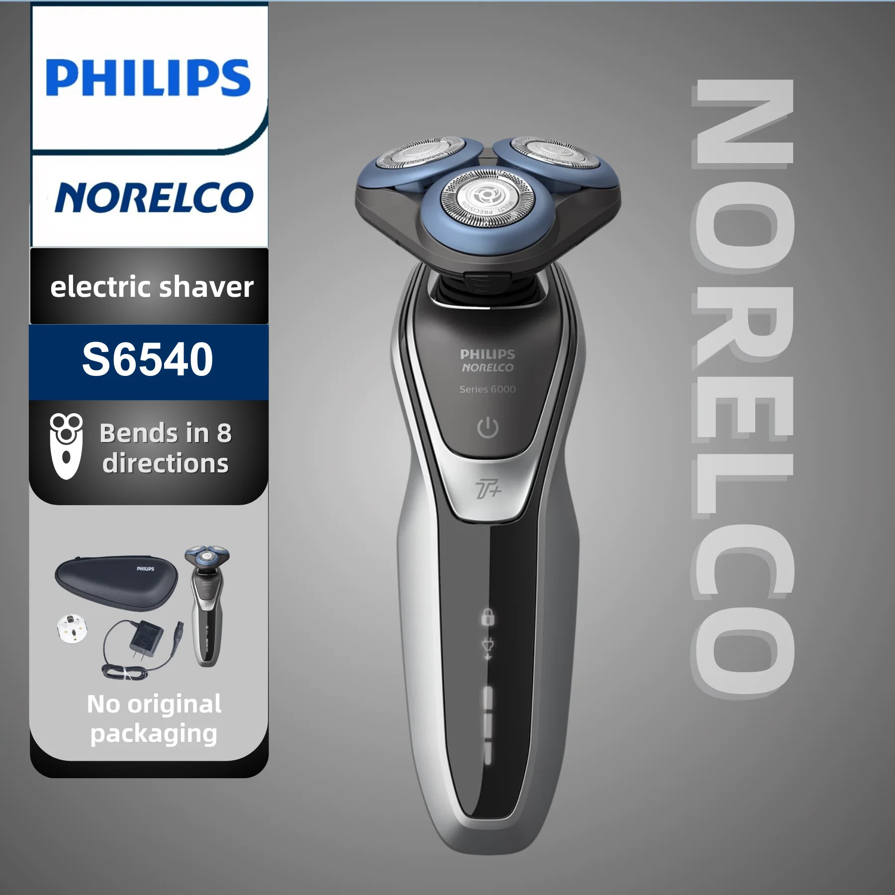 

Philips Norelco S6540 Wet & Dry Electric Shaver Without Original Packing