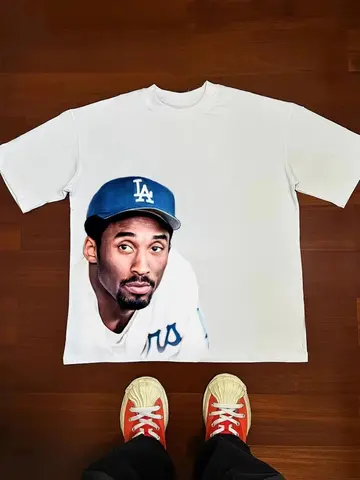 Klassieke Basketbalster Kobe Bryant Mannen Vrouwen T-shirt Print Tshirt Kleding Streetwear Tee Katoen Oversized Y2k Hiphop Zomer