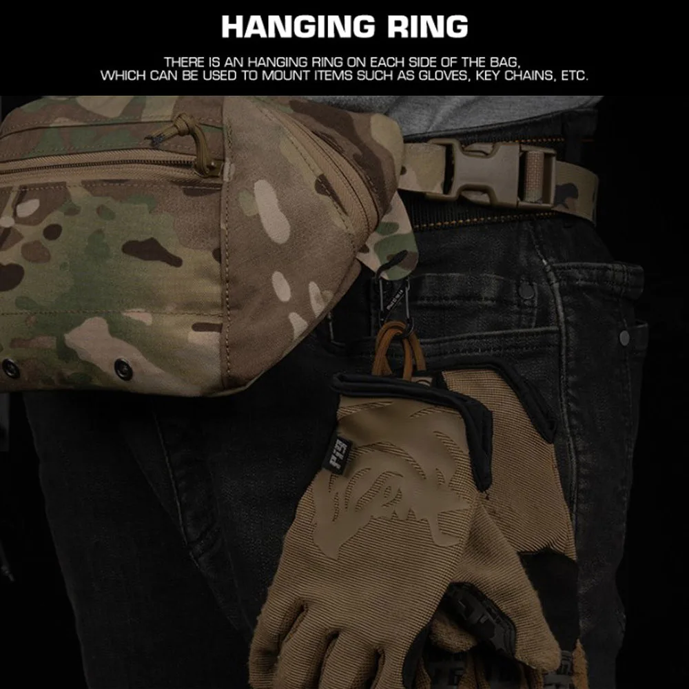 Tactical Multipurpose Waist Pack Pistol Bag Outdoor EDC Tool Storage Pouch Combat Sling Shoulder Bag Hunting Chest Rig Gear