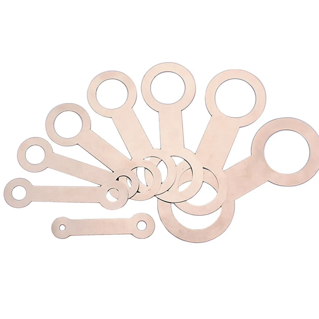 

8 Pieces Pad Leveling Rings Musical Flat Flute Leveler Pads Repair Tool for Saxophone Clarinet Maintenance Replacement