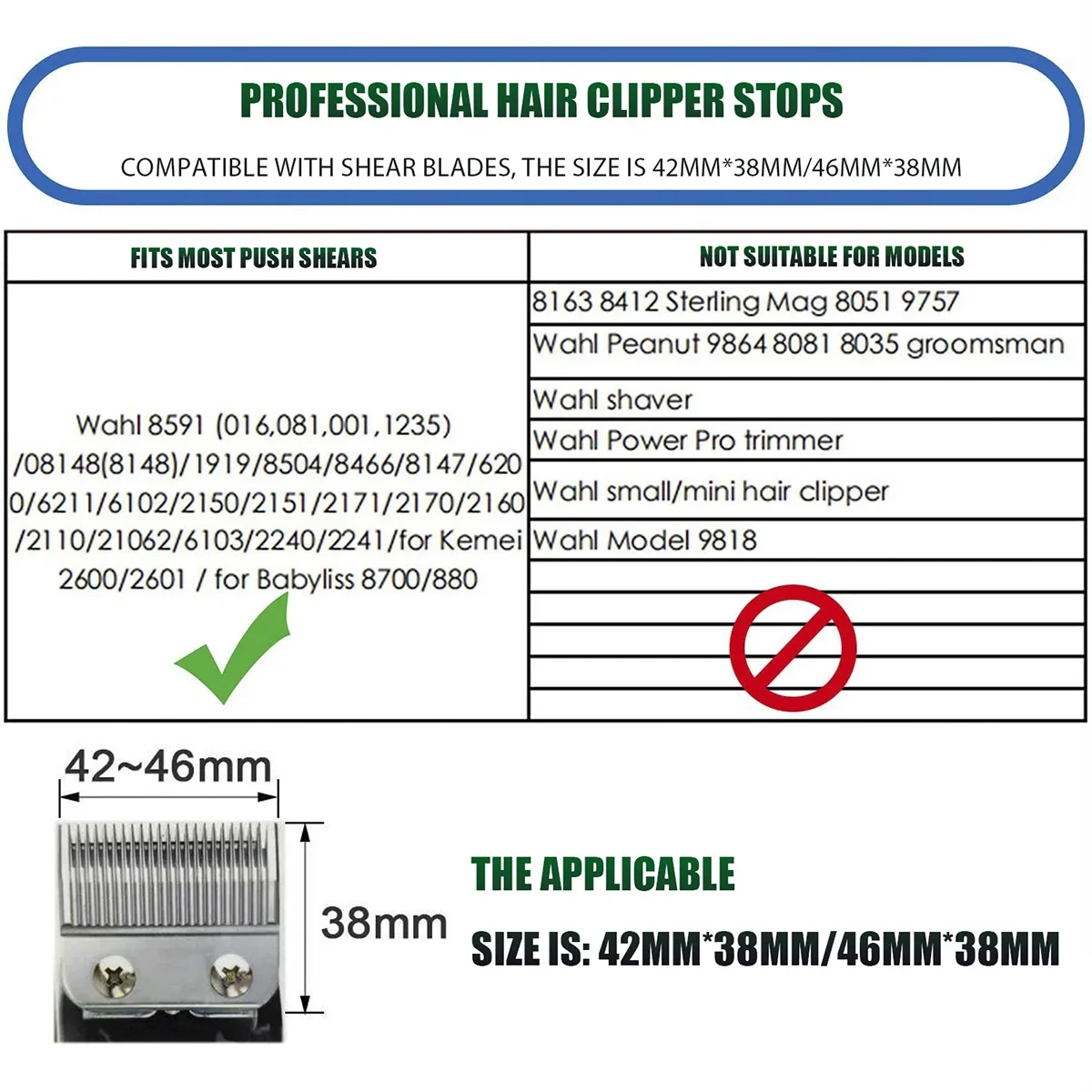 BRDCLIP 10 MagnetsUniversal Limit Comb Men's Clippers Accessories Hair Clipper Positioning Comb Hairdressing Tools Tooth Comb