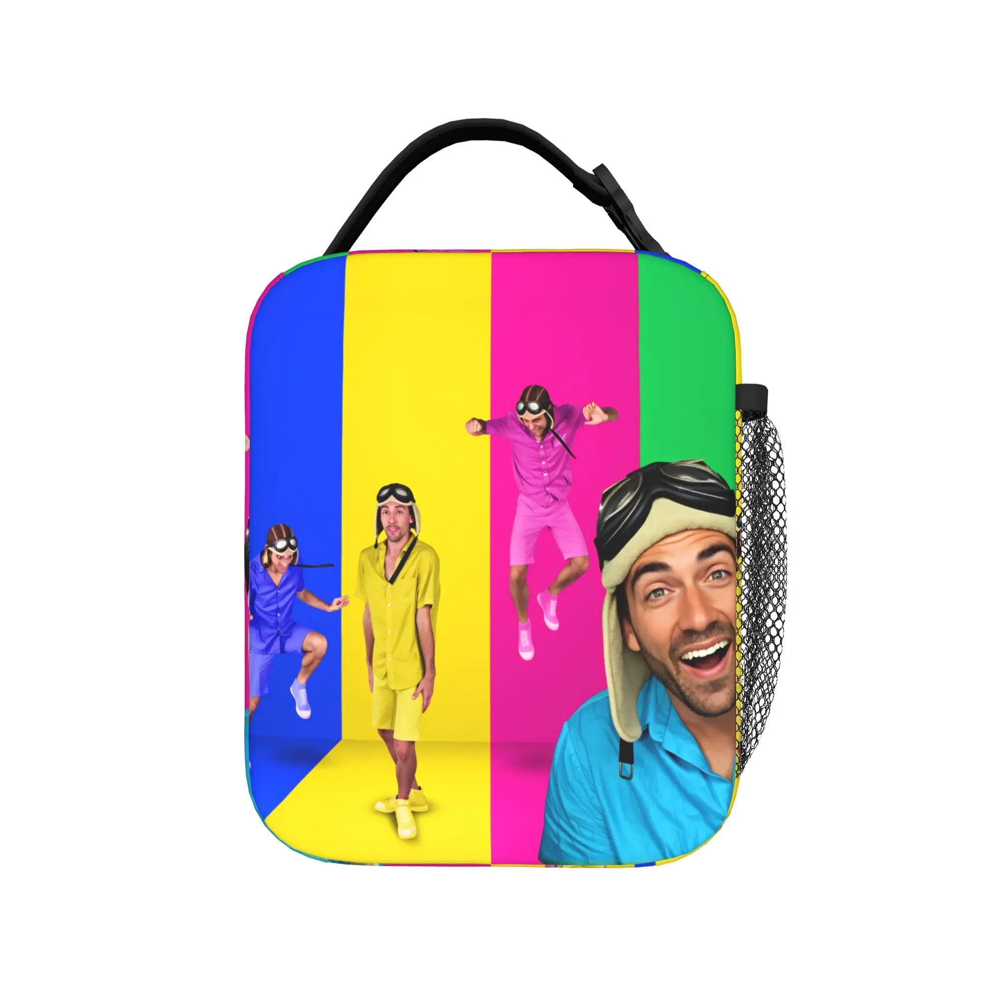Danny Go Animated Programs Lunch Bag Portable Lunch Box Men Office Designer Cooler Bag Aesthetic Oxford Thermal Tote Handbags