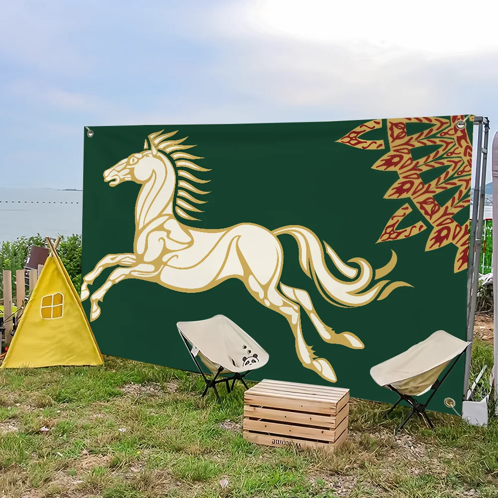 علم الفن R-Rohan Sci Fi G-Gondor Room M-Mordor ديكور المنزل جدار جبل المملكة ديكور المنزل راية #6